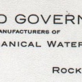 Woodward Governor Company letterhead from 1918.